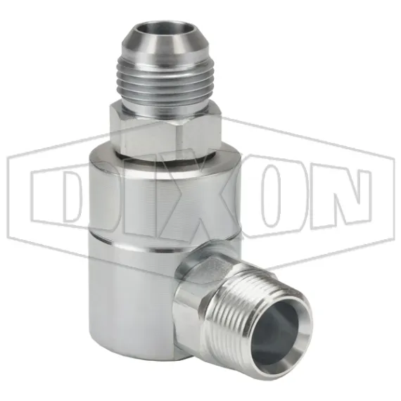 Super Swivels® Male JIC 37° x Male NPTF 90° Elbow