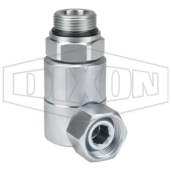 Super Swivels® Male ORB x Female NPSM 90° Elbow Inline Swivel