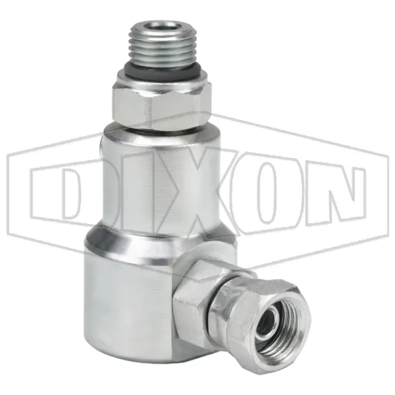 Super Swivels® Male ORB x Female NPSM 90° Elbow Inline Swivel