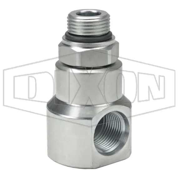 Super Swivels® Male ORB x Female ORB 90° Straight Inline Swivel