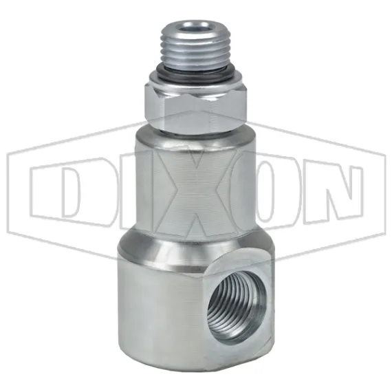 Super Swivels® Male ORB x Female ORB 90° Straight Inline Swivel