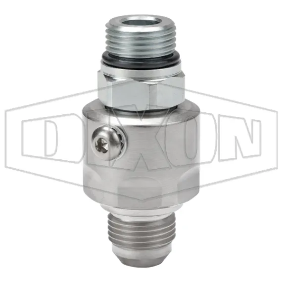 Super Swivels® Male ORB x Male JIC 37° Inline Swivel