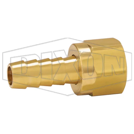 Female 45° SAE Swivel x Hose Barb