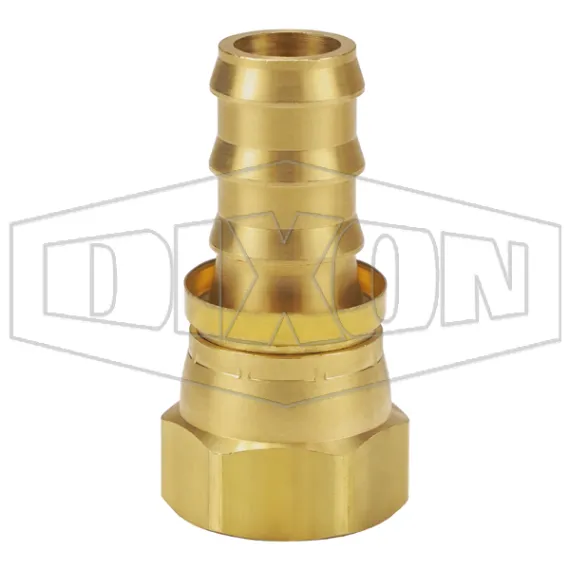 Female 37° JIC Swivel x Push-on Hose Barb