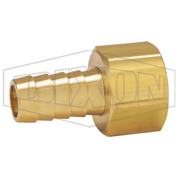 Female NPSM Swivel x Hose Barb Ball Seat