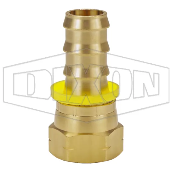 Female 45° SAE Swivel x Push-on Hose Barb
