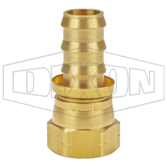 Female 45° SAE Swivel x Push-on Hose Barb