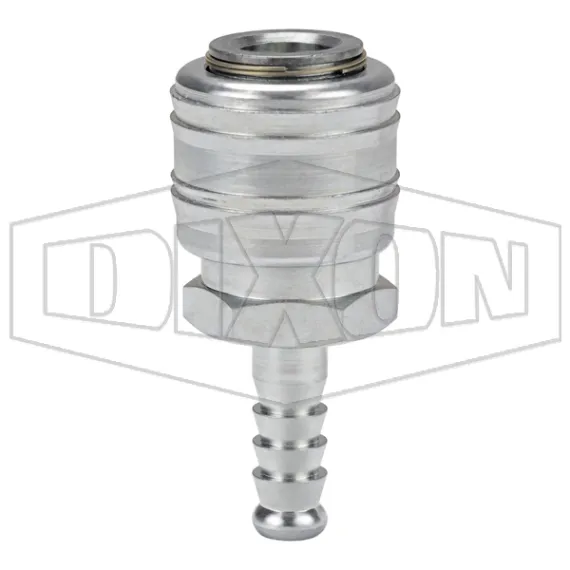 M-Series ARO Pneumatic Automatic Standard Hose Barb Coupler