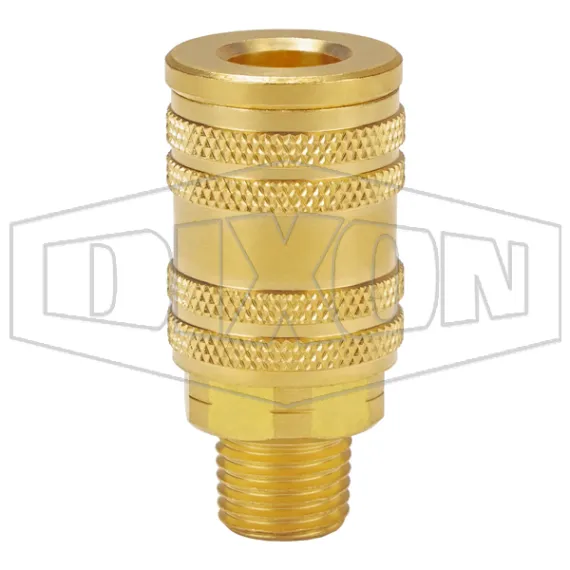 M-Series ARO Pneumatic Manual Male Threaded Coupler