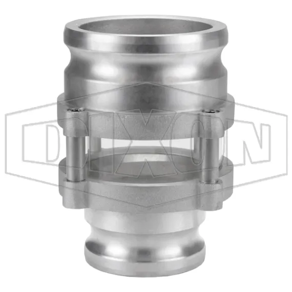 Cam & Groove In-Line Sight Glass Adapter x Adapter