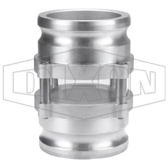 Cam & Groove In-Line Sight Glass Adapter x Adapter