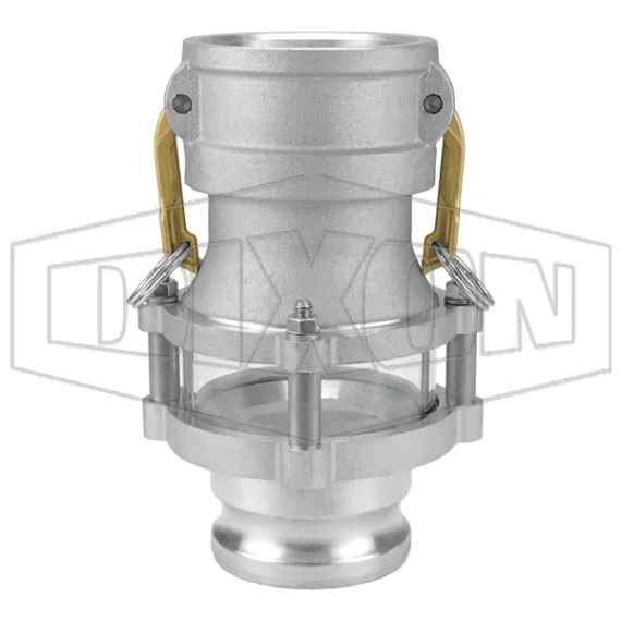 Cam & Groove In-Line Sight Glass Coupler x Adapter
