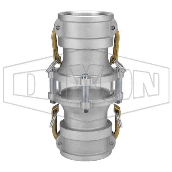 Cam & Groove In-Line Sight Glass Coupler x Coupler
