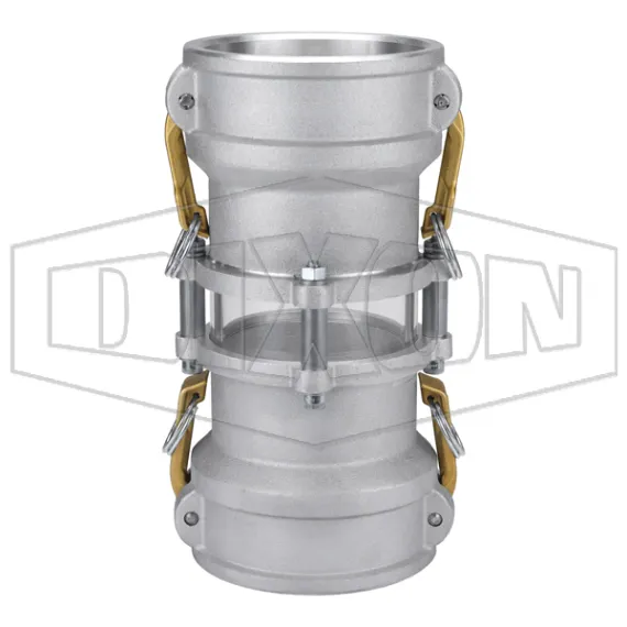 Cam & Groove In-Line Sight Glass Coupler x Coupler
