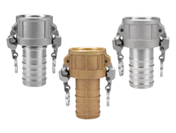 EZ Boss-Lock Cam & Groove Type C Coupler x Hose Shank