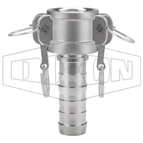 Global Crimp Style Cam & Groove Type C Coupler x Hose Shank