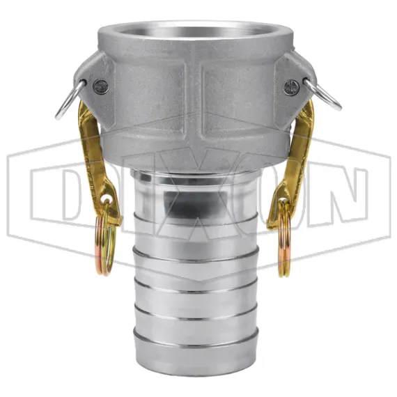 Global Crimp Style Cam & Groove Type C Coupler x Hose Shank
