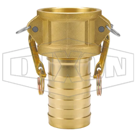 Global Crimp Style Cam & Groove Type C Coupler x Hose Shank