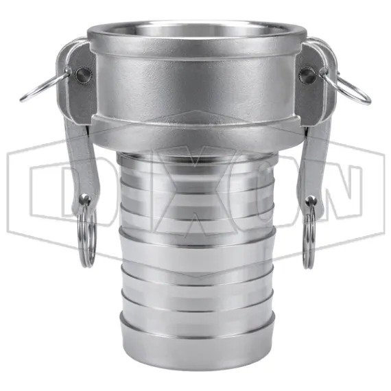 Global Crimp Style Cam & Groove Type C Coupler x Hose Shank