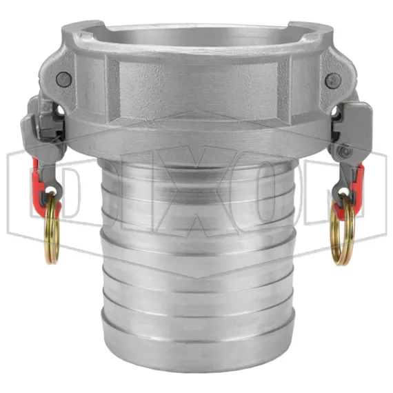 Vent-Lock® Safety EZ Boss-Lock Cam & Groove Type C Coupler x Hose Shank