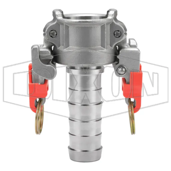 Vent-Lock® Safety EZ Boss-Lock Cam & Groove Type C Coupler x Hose Shank