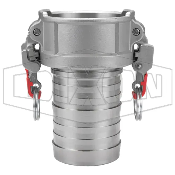 Vent-Lock® Safety EZ Boss-Lock Cam & Groove Type C Coupler x Hose Shank