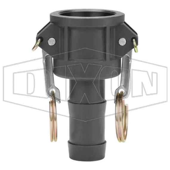 Glass-Filled Polypropylene Cam & Groove Type C Coupler x Hose Shank