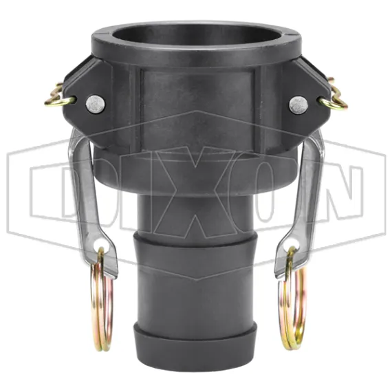 Glass-Filled Polypropylene Cam & Groove Type C Coupler x Hose Shank