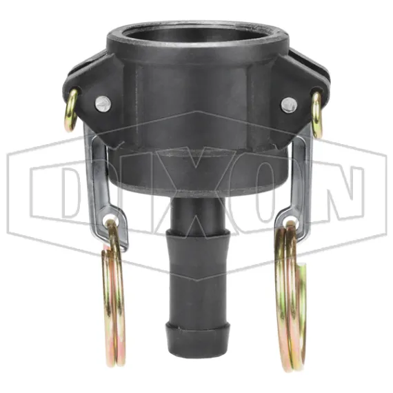 Glass-Filled Polypropylene Cam & Groove Type C Coupler x Hose Shank