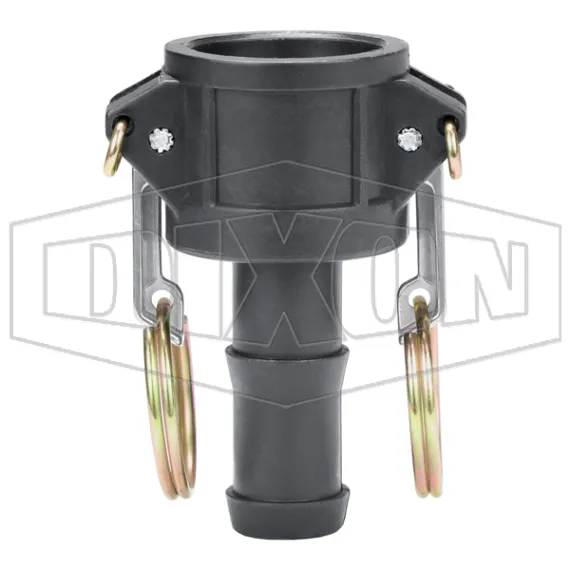 Glass-Filled Polypropylene Cam & Groove Type C Coupler x Hose Shank