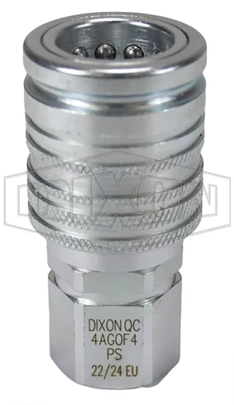 AG-Series Agricultural Push-Pull Ball Valve Female Threaded Coupler
