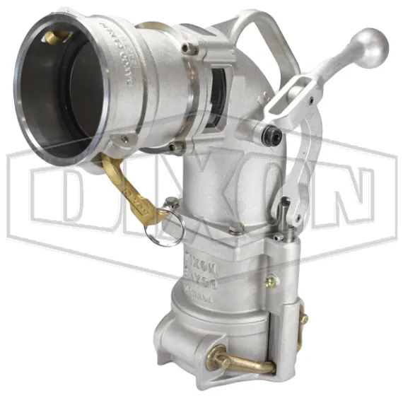 4" Baylite Alum Drop Elbow Assy W/ 4" Coupler