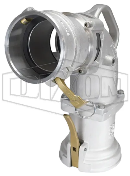 Bay-Lite Elbow, Side Seal,4" Female Coupler