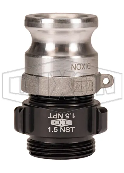 Cam & Groove Type F x Male NST (NH) Swivel Adapter