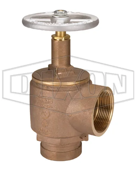 Domestic Brass Angle Hose Valve Grooved Inlet