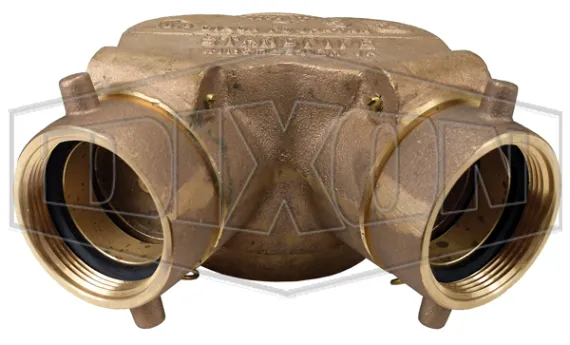 Double Clapper Siamese Connection Bottom Outlet