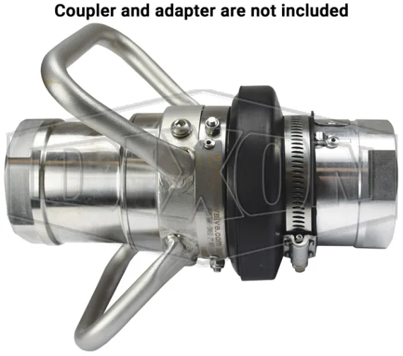 dry disconnect assembly with neoprene protector