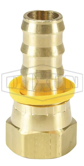 	Female 37° JIC Swivel x Push-on Hose Barb