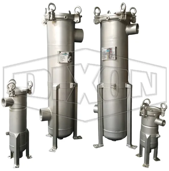 FH-BSB-Series Industrial Bolted Cover Single Bag Filter Housing