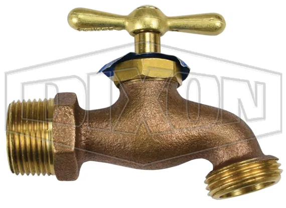 Hose bibb faucet three quarter inch
