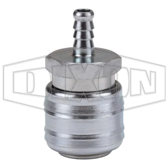 M-Series ARO Pneumatic Automatic Standard Hose Barb Coupler