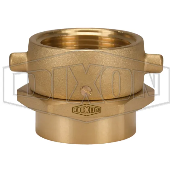 Open Snoot Brass Female Swivel Adapter - Pin Lug