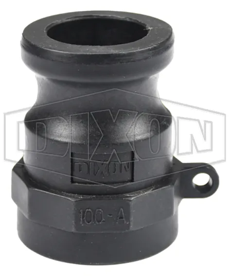 Glass-Filled Polypropylene Cam & Groove Type A Adapter x Female NPT