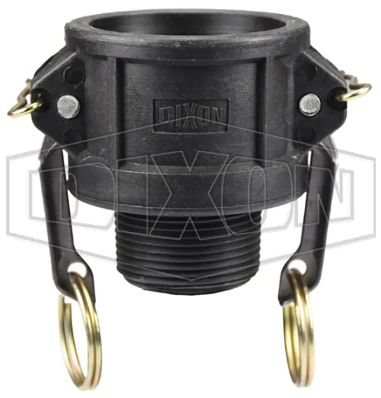 Glass-Filled Polypropylene Cam & Groove Type B Coupler x Male NPT