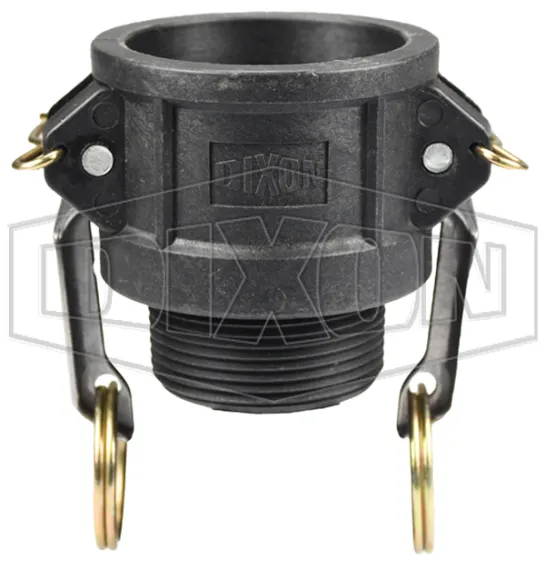 Glass-Filled Polypropylene Cam & Groove Type B Coupler x Male NPT