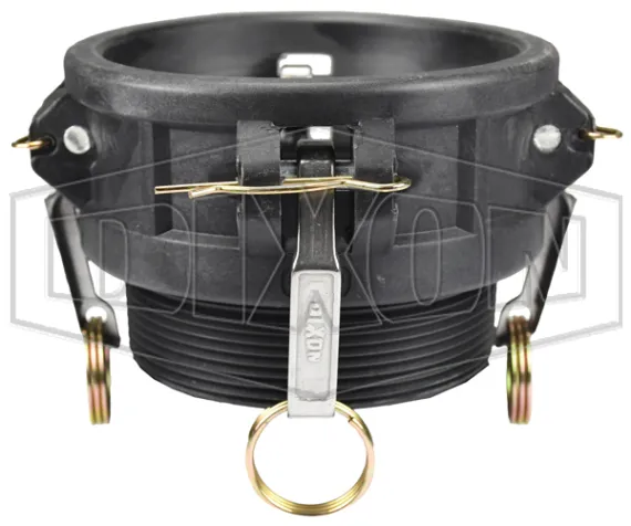 Glass-Filled Polypropylene Cam & Groove Type B Coupler x Male NPT