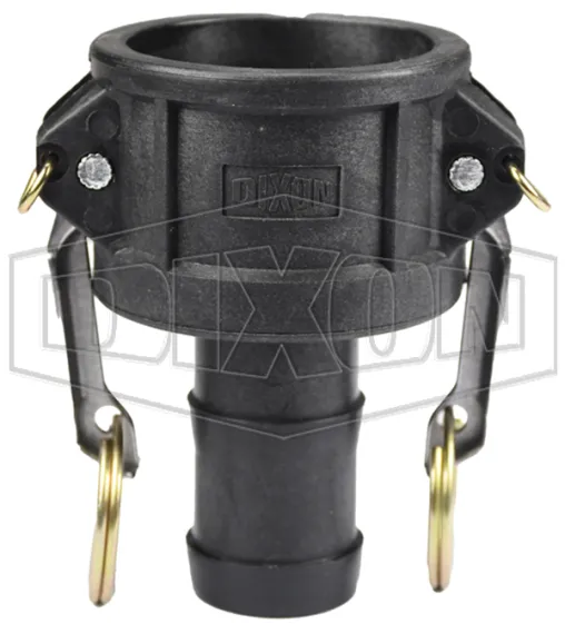 Glass-Filled Polypropylene Cam & Groove Type C Coupler x Hose Shank