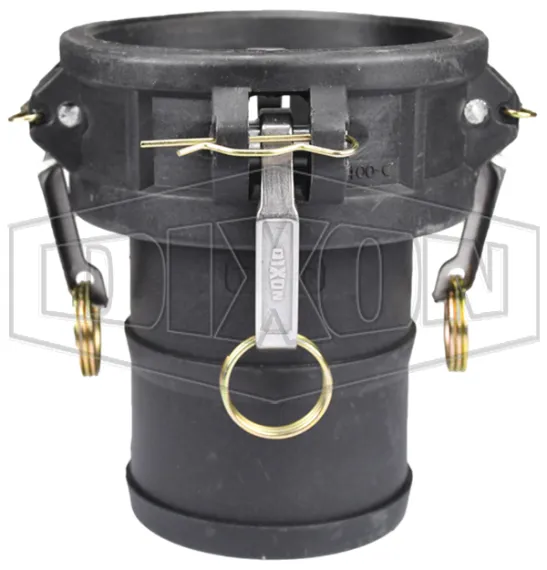 Glass-Filled Polypropylene Cam & Groove Type C Coupler x Hose Shank