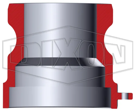 Cam & Groove Adapter Socket Weld to Schedule 40 Pipe