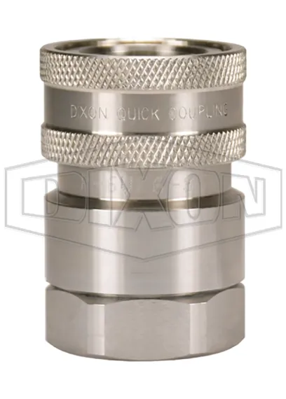 V-Series Valved Female Coupler